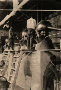 Rose distillery in the early 20th century in Bulgaria