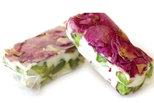 Food from roses - nougat