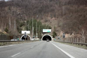 Bulgarian Highway and two tunnels