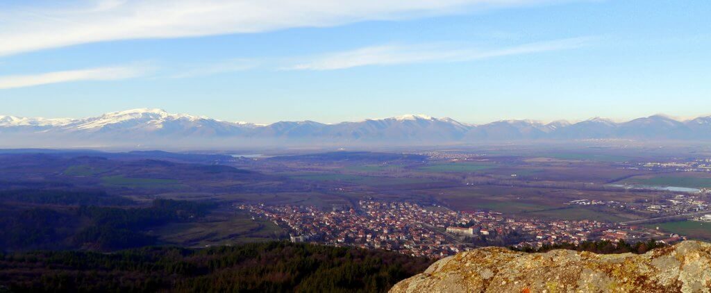 veiw from the Megalit - thracian sanctuary