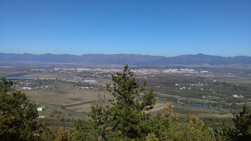 View from the Thracian sanctuary near Buzovgrad